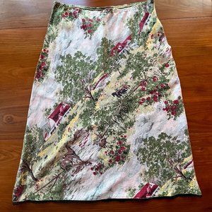 Vintage Gap Silk Skirt